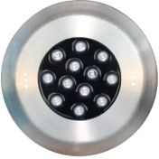 تصویر چراغ روکار استخری استیل 36 وات فول کالر (RGB) 