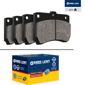 تصویر لنت ترمز پارس مناسب چرخ جلو سایپا پراید 151(متالیک) کد 21355 Pars Lent PL21355 Front Brake Pad for Saipa 151