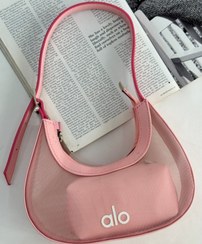 تصویر کیف دستی و دوشی زنانه Alo مدل Mesh Mini | سبک، ترندی و روزمره - صورتی 