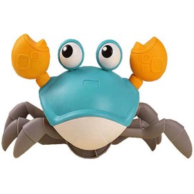 تصویر خرچنگ موزیکال سنسوری شارژی - آبی 