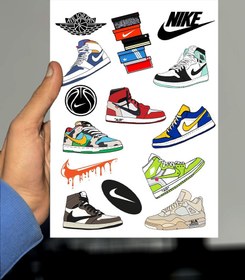 تصویر پک استیکر ضد آب نایک کد 3 