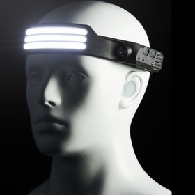 تصویر هدلامپ سنسور دار W689-3 با نور LED و شدت ۵۰۰ لومن 