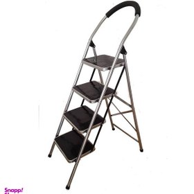 تصویر نردبان کرستون مدل Nika41 ظرفیت ۴ پله 