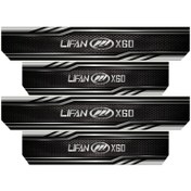 تصویر برچسب پارکابی خودرو رایسان کد SP2028 مناسب برای لیفان X60 بسته 4 عددی 