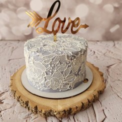 تصویر کیک تولد با گیپور خوراکی سالگرد ازدواج کیک تولد خامه ای کیک روز مادر کیک روز زن 