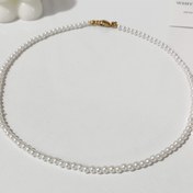 تصویر گردنبند مرواریدی ساده 