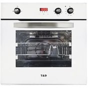 تصویر فر برقی و گازی تی اندی مدل TD 201 T&D electric and gas oven model TD 201