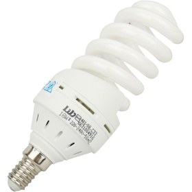 تصویر لامپ کم مصرف دلتا Delta Full Spiral E14 18W Delta E14 18W CFL Full Spiral Lamp