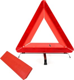 تصویر مثلث هشدار دهنده بازتابنده - ارسال 20 روز کاری Reflective Warning Triangle, Foldable Safety Warning Triangle for Roadside Breakdowns, Warning Triangle with Storage Box for Car Emergencies Accessories (1 Pack)