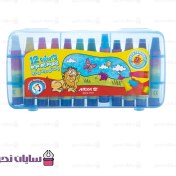 تصویر پاستل روغنی 12 رنگ طلقی آریا 