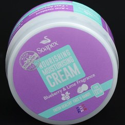تصویر کرم آبرسان دست و صورت حاوی بلوبری و لیمو 220میل سوپکس Soapex Hand Cream With Bluberry And Lime 220ml