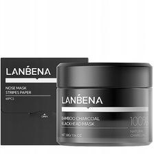 تصویر ماسک پاک کننده بینی لنبنا مدل ذغال بامبو وزن 30 گرم 