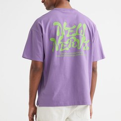 تصویر تیشرت اورجینال اوورسایز h&m 