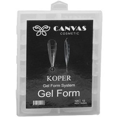 تصویر قالب کاشت ناخن کانواس مدل M10557 بسته ۱۲۰ عددی 