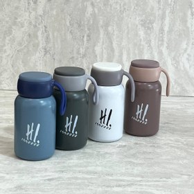 تصویر تراول ماگ HI ظرفیت ۳۵۰ میلی لیتر با درب پیچی و بند سیلیکونی 