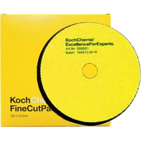 تصویر پد اسفنجی زرد متوسط کوکمی مدل FCF-NM Fine Cut Pad سایز 15 میلی مترKoch Chemie 