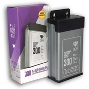 تصویر ترانس 12 ولت 25 آمپر300 وات برند جم فن دار 