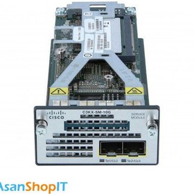 تصویر ماژول سیسکو مدل C3KX-SM-10G Cisco C3KX-SM-10G Service Module