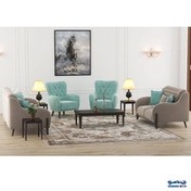 تصویر ست 7 نفره مبل راحتی با اتومان نیلپر مدل کارین KARIN Nilper sofa - Karin