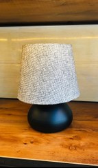 تصویر آباژور رومیزی مناسب برای پاتختی رنگ طوسی 