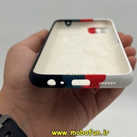 تصویر قاب گوشی Galaxy A22 5G سامسونگ سیلیکونی اورجینال آبرنگی رنگین کمانی پاک کنی درجه یک زیربسته محافظ لنز دار کد 89 