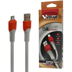 تصویر کابل تبدیل USB به microUSB وی اسمارت مدل VS-67 طول 1 متر 