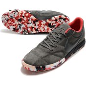 تصویر کفش فوتسال نایکی مدل پریمیر سالا رنگ طوسی 