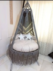 تصویر تاب ریلکسی مکرومه درجه یک 