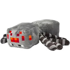 تصویر عروسک طرح اسپایدر ماینکرافت مدل عنکبوت کد JI110 طول 30 سانتی‌متر 