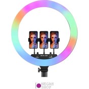 تصویر *رینگ لایت عکاسی و تولید محتوا RGB Ring Light MJ18 M-45 