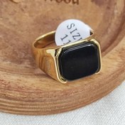 تصویر انگشتر مردانه استیل،انگشتر مونت بلانک استیل،انگشتر استیل مردانه 