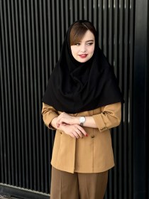 تصویر مقنعه ساده بروجرد 