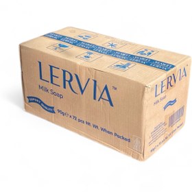 تصویر صابون شیر لرویا اصل اندونزی – بسته ۶ عددی (۹۰ گرم هر صابون) | روشن‌کننده و مرطوب‌کننده پوست با پروتئین شیر و ویتامین E - صابون شیر لرویا اصل اندونزی ۹۰گرم کارتن ۷۲عددی 