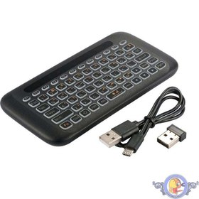 تصویر مینی کیبورد بی‌ سیم همراه با تاچ‌ پد اچ‌20 مدل DK1 H20 DK1 Wireless Mini Keyboard with Touchpad