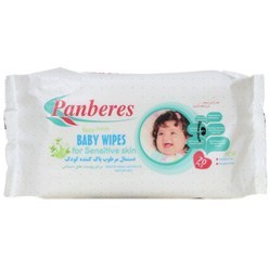 تصویر دستمال مرطوب پاک کننده کودک 70 عددی پنبه ریز Panberes Baby Wipes 70pcs