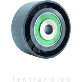 تصویر پولی هرزگرد کولر پژو 206 سوراخ کوچک فابریکی پلاس تکس Plastex 