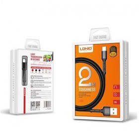 تصویر کابل Ldnio LS64 2.4A 2m Type-C Ldnio LS64 2.4A 2m USB To