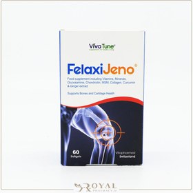 تصویر سافت ژل فلکسی ژنو ویواتیون 60 عدد Viva Tune Felaxi Jeno 60 Softgels