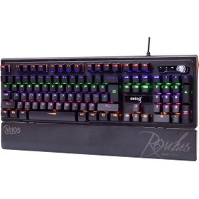 تصویر کیبورد مکانیکال DEIOG مدل M105 DEIOG Mechanical Keyboard Model M105