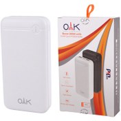 تصویر پاوربانک 20 هزار OAK مدل PB20 OAK PB20 QC PD 20W 20000mAh Fast PowerBank