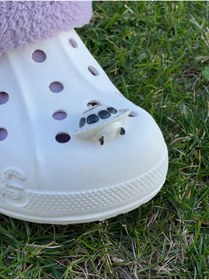 تصویر هدیه مفهومی کراکس اورجینال سفید Crocs spaceship 