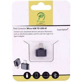 تصویر تبدیل P-net PT-100 OTG MicroUSB P-net PT-100 OTG MicroUSB Adapter