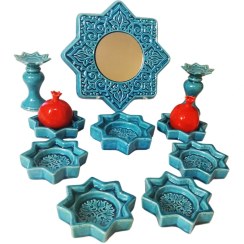 تصویر هفت سین هفتسین سفالی کد 1851 