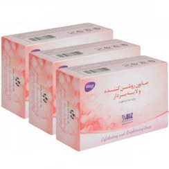 تصویر صابون روشن کننده و لایه بردار دکتر بیز 3 عددی Dr.BIZ Exfoliating and Brightening Soap 3 pcs