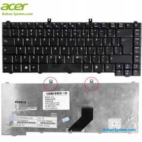 تصویر کیبورد لپ تاپ Acer Aspire 9120 ا به همراه لیبل کیبورد فارسی جدا گانه به همراه لیبل کیبورد فارسی جدا گانه