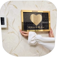 تصویر کاور جعبه فیوز طرح شاین قلب طلایی 