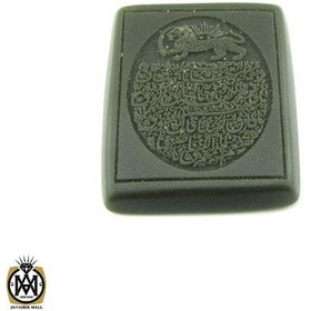 تصویر نگین تک یشم با حکاکی ناد علی – کد ۹۰۲۹ 