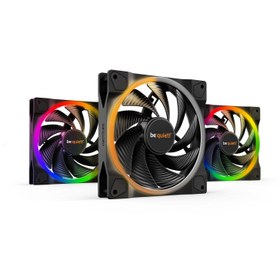 تصویر فن کیس be quiet! Light Wings 140mm PWM High-speed - Black - 3 in 1 