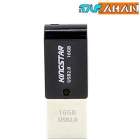 تصویر فلش مموری کینگ استار مدل S20 ظرفیت 16 گیگابایت ا S20 16GB USB2.0 OTG Flash Memory S20 16GB USB2.0 OTG Flash Memory
