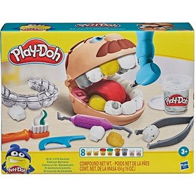 تصویر اسباب بازی‌های دندانپزشکی با مته و پرکن برای کودکان برند play-doh Drill Fill Dentist Toys For Kids